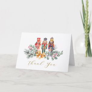Carte De Remerciements Mignon C'est Froid Dehors Casse-Noisette Baby Show
