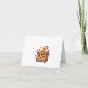 Carte De Remerciements Mignonne boîte à Sadaka marocaine de charité Gi is
