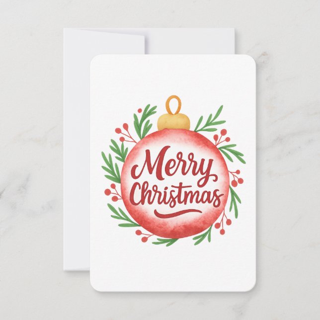 Carte De Remerciements Mini Christmas Sticker Set – Festive Holiday Sayin (Devant)