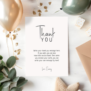 Carte De Remerciements Mini-genre Neutre Plat Vertical Anniversaire