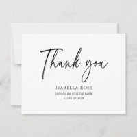 Minimal moderne élégant Graduation simple