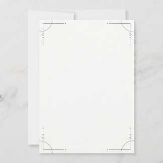 Carte De Remerciements Minimalist Geometric Thank You Card