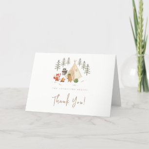 Carte De Remerciements Minuscule L'aventure commence le Baby shower