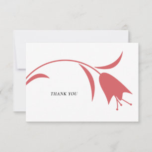 CARTE DE REMERCIEMENTS MOD WINE TULIP MARIAGE