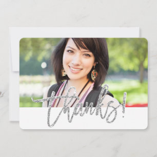 Carte De Remerciements MODERNE GRÂCE à un script minimaliste moderne simp