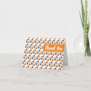 Carte De Remerciements Moderne Remerciements Mini Floral Ditsy