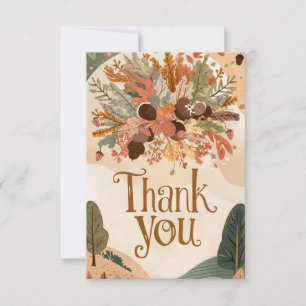 Carte De Remerciements Moisson Maple Automne automne