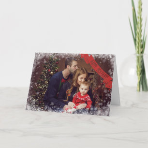 Carte De Remerciements Moments baisés par la neige