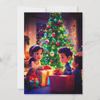 Carte De Remerciements 🎄 "Moments joyeux : Vous souhaiter un joyeux et b