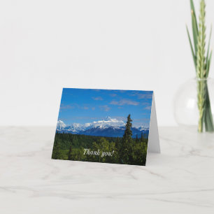 Carte De Remerciements Mont McKinley en Alaska