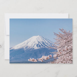 Carte De Remerciements Montagnes   Mt Fuji Tokyo, Japon