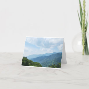 Carte De Remerciements Montagnes Smokey