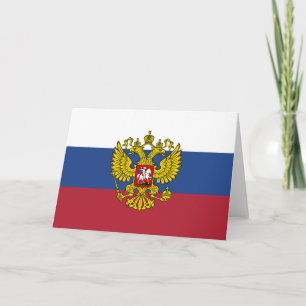 Carte De Remerciements Montrez vos couleurs - Russie