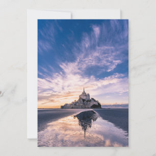 Carte De Remerciements Monuments   Mont Saint-Michel, Norandy France
