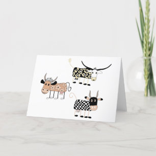 Carte De Remerciements Moo