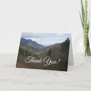 Carte De Remerciements Morton Overlook dans les Great Smoky Mountains