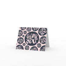 Motif de lettrage moderne rose et bleu