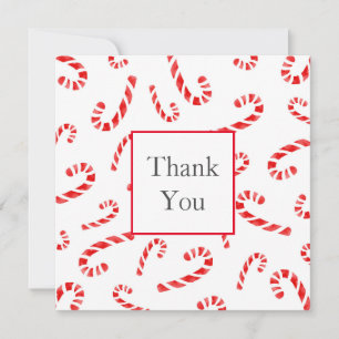 Carte De Remerciements Motif Sucre de canne aquarelle