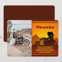 Moto Couple Mountain Sunset Mariage photo