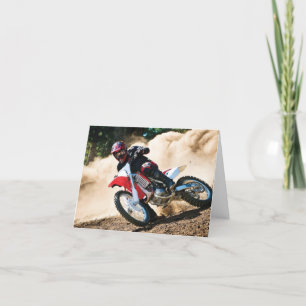 Carte De Remerciements Motocross