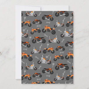 Carte De Remerciements Motocyclette Motif-cadeaux Outils pour vélos-cadea
