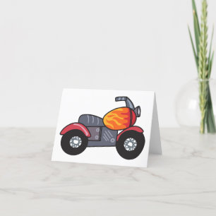 Carte De Remerciements Motorcycle pour enfants