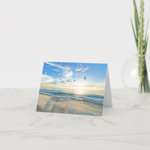 Carte De Remerciements Mouettes de plage