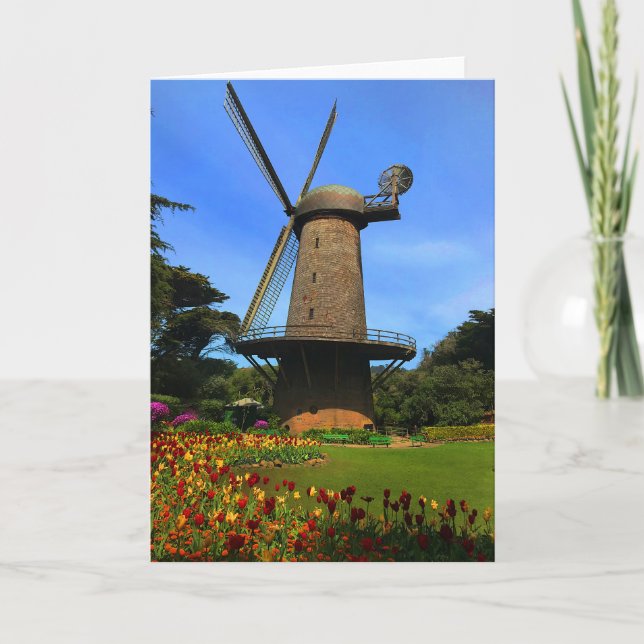 Carte De Remerciements Moulin à vent hollandais de San Francisco #4 Card (Devant)