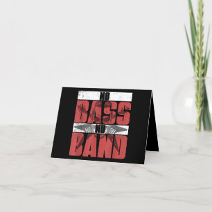Carte De Remerciements Musicien Bhelp Idée Cadeau Basse Guitare