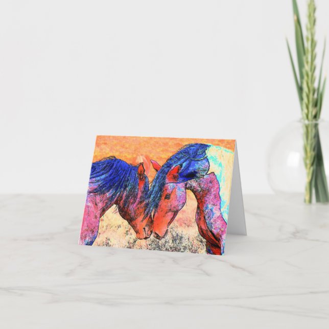 Carte De Remerciements Mustangs (Devant)