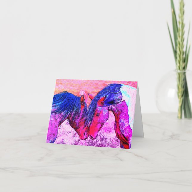 Carte De Remerciements Mustangs (Devant)