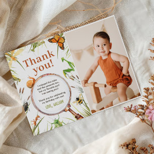 Carte De Remerciements Nature Insect Bugs Anniversaire Photo