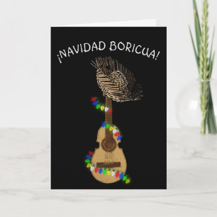 Carte De Remerciements Navidad Boricua Cuatro Puertorriqueno