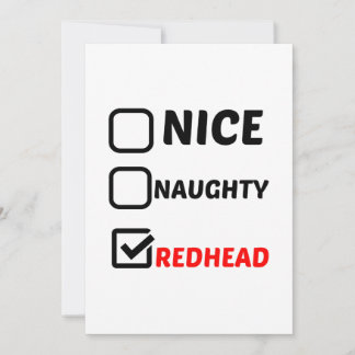 CARTE DE REMERCIEMENTS NICE NAUGHTHEAD