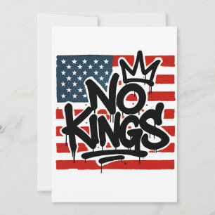 Carte De Remerciements No Kings In America Save Democracy I dissident Ant