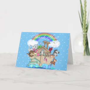Carte De Remerciements Noah's Ark Thank You Notes