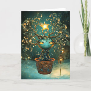 Carte De Remerciements *~* Noël 40 Yeux cosmiques Shine Love AP97