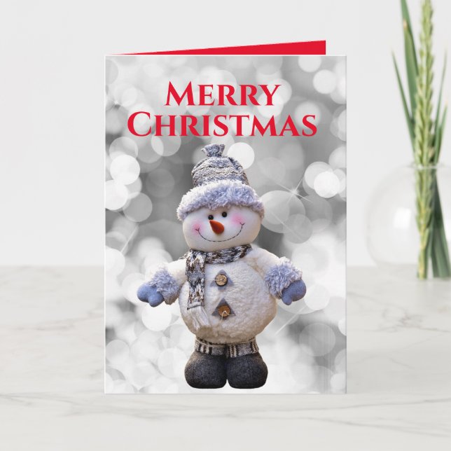 Carte De Remerciements Noël avec un ami proche (Devant)