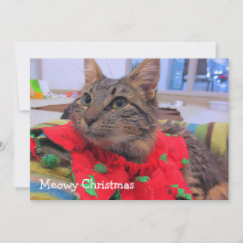 Carte De Remerciements Noël de Meowy