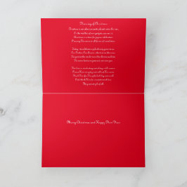 Carte De Remerciements Noël Joy Poetry