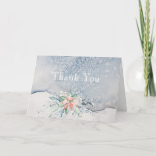 Carte De Remerciements Noël Magique/Remerciements pour un mariage au Poin
