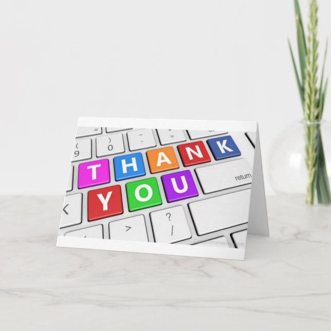 CARTE DE REMERCIEMENTS **NOËL MERCI** U L'A FAIT "SPÉCIAL" (Devant)