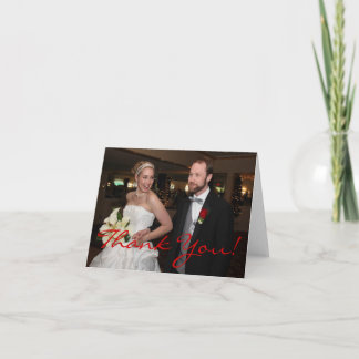 Carte De Remerciements Note de remerciement de mariage