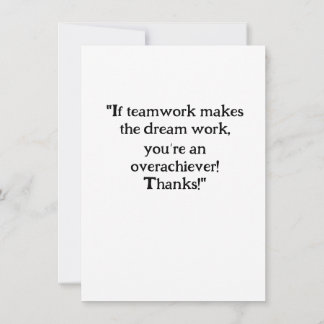 Carte De Remerciements "Notes de coeur"