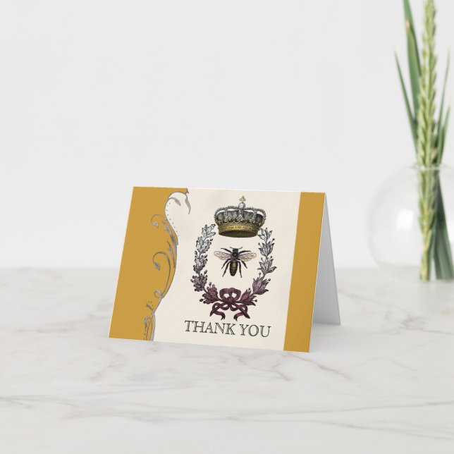Carte De Remerciements Notes de remerciement - Mariage royal de la reine  (Devant)
