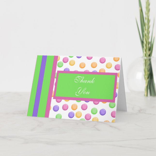 Carte De Remerciements Notes de remerciements (Devant)