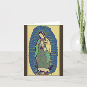 Carte De Remerciements Notre-Dame de Guadalupe