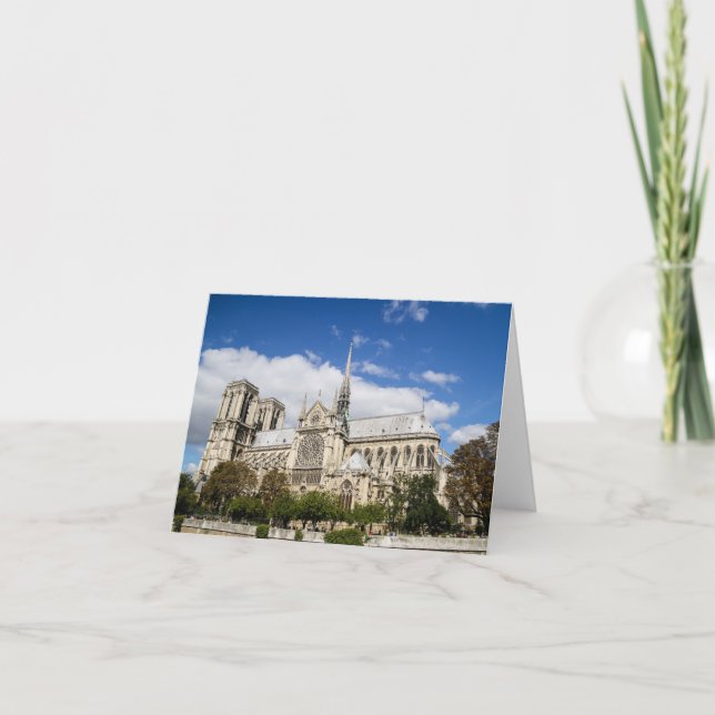 Carte De Remerciements Notre-Dame Notecard (Devant)