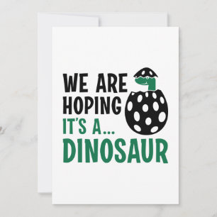 Carte De Remerciements Nous espérons que c’est un dinosaure