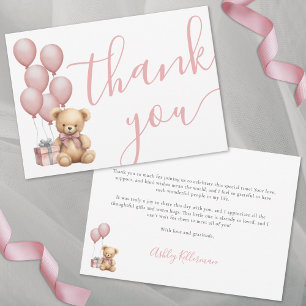 Carte De Remerciements Nous Pouvons à Peine Attendre Fête Prénatale Bébé 